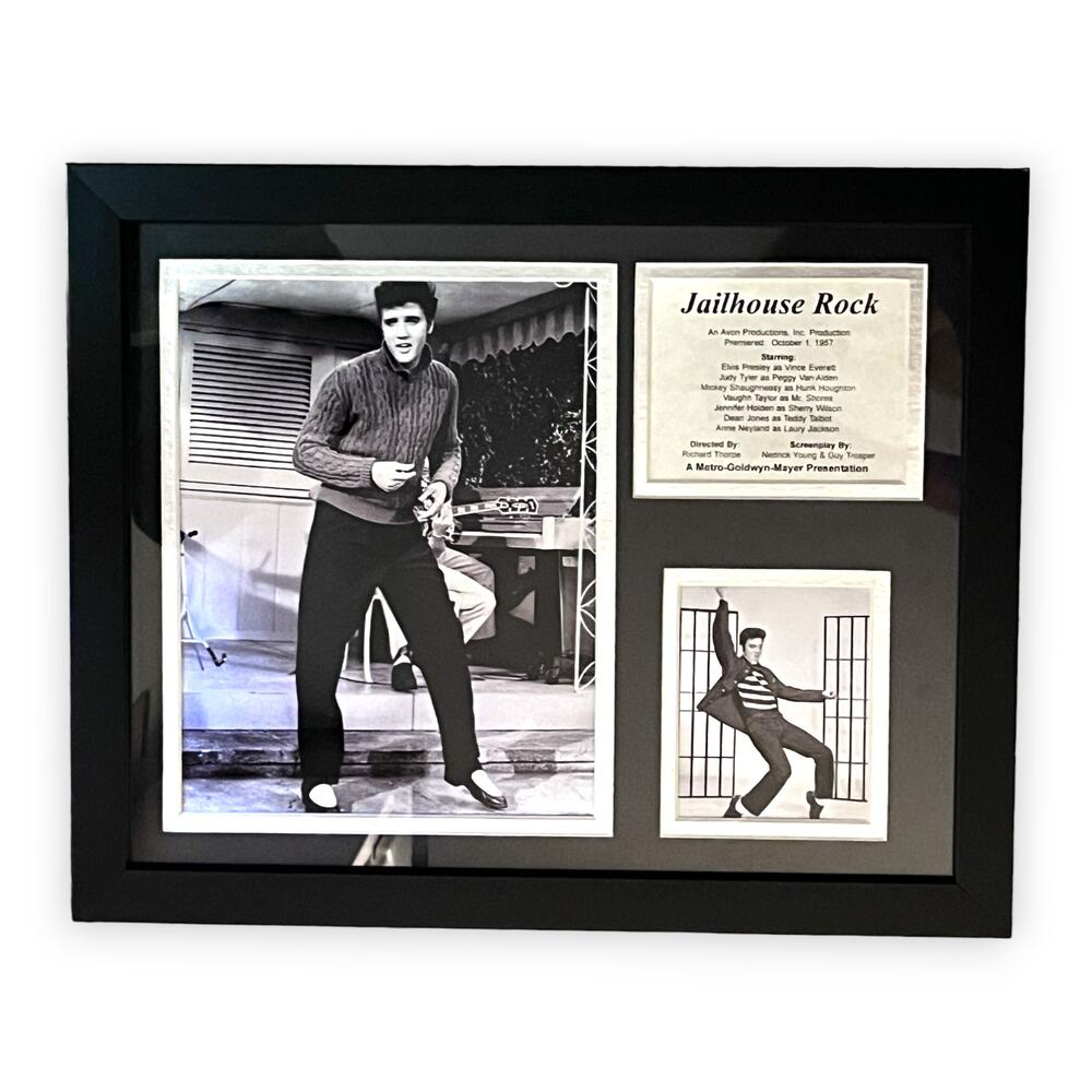 Elvis Presley - Jailhouse Rock Print, Framed Vintage